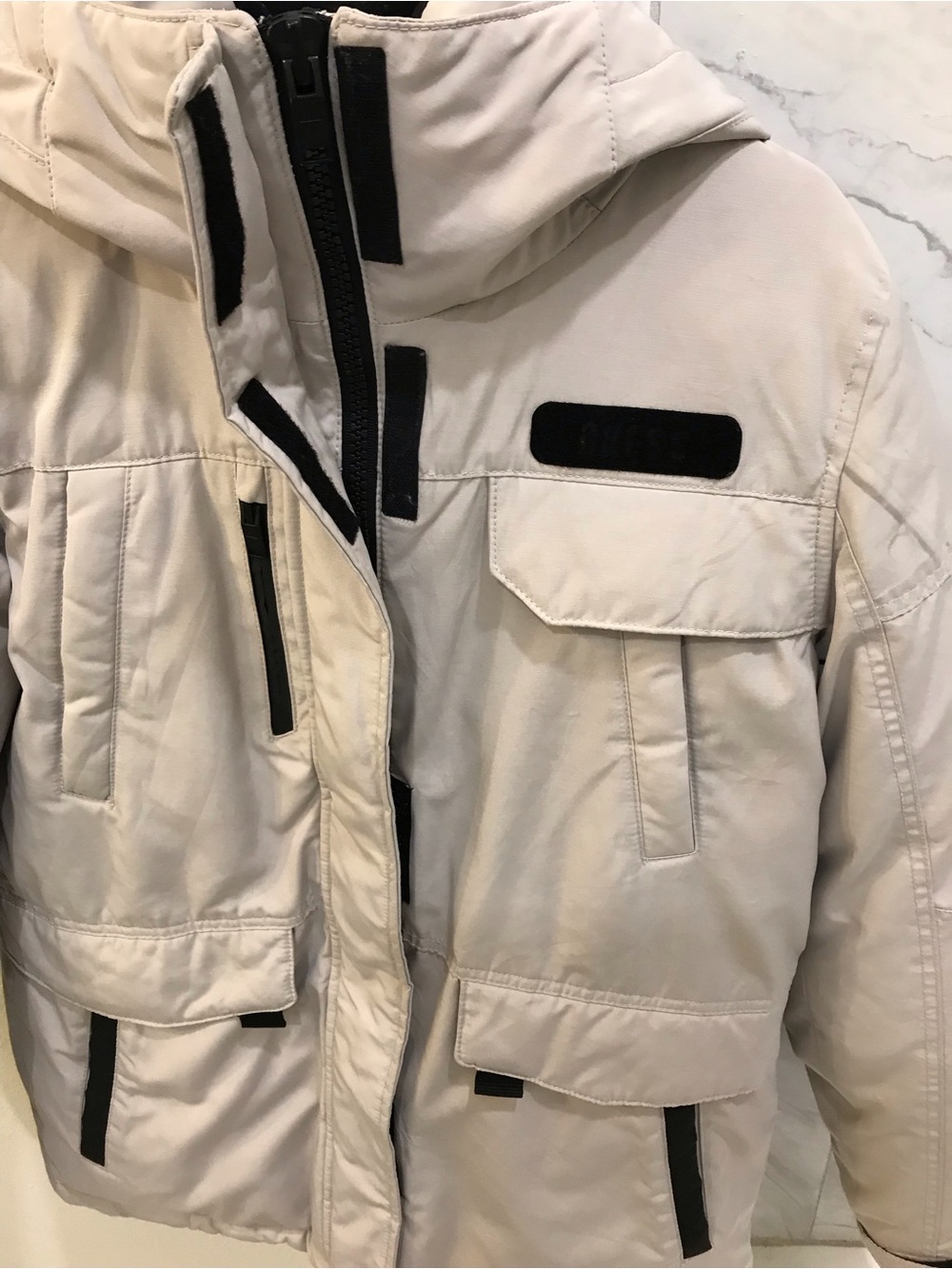 Guess Women’s Ski Snow Jacket in Light Beige - Picture 2 of 9